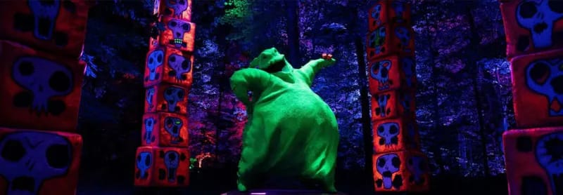 listing Disney Tim Burton's The Nightmare Before Christmas Light Trail